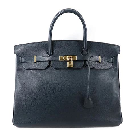 blauwe hermes tas